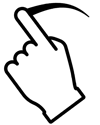 Swipe left hand